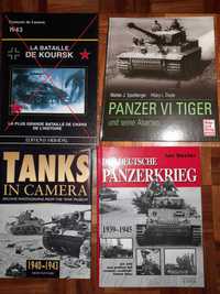 Livros panzer alemães tanques 2ª guerra Tiger I  Panther