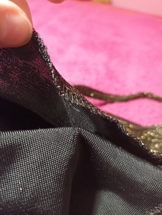 Sukienka długa błyszcząca V&BIS wieczorowa wesele wycięcie S XS y2k