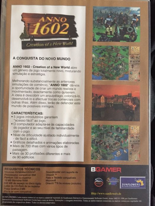 Anno 1602 - Estratégia Simulação PC Game