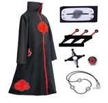 Metaparty Itachi Cape Cosplay Itachi Cos L Kostium Opaska na głowę Nas