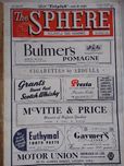 Illustrated, The Sphere - angielskie, stare, gazety, antyki 1949r