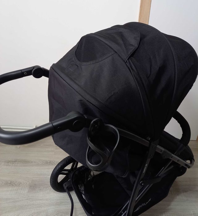 NOWY Wózek spacerowy Hauck Rapid 3R czarny do 22 kg trójkołowy