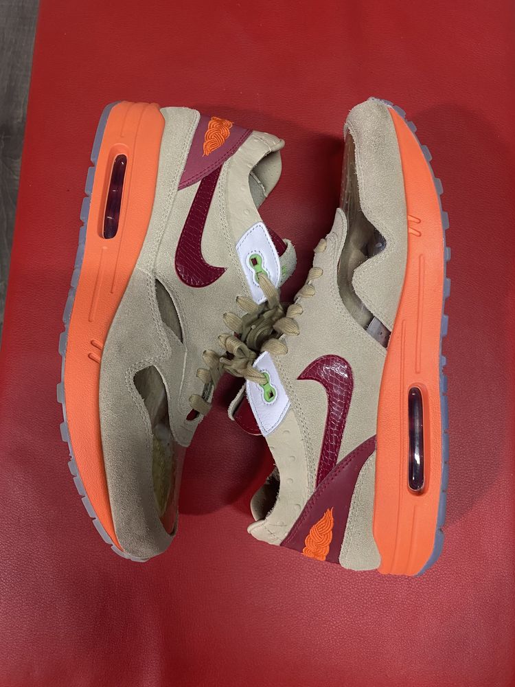 кроссовки clot х nike air max 1 kiss of death 2021