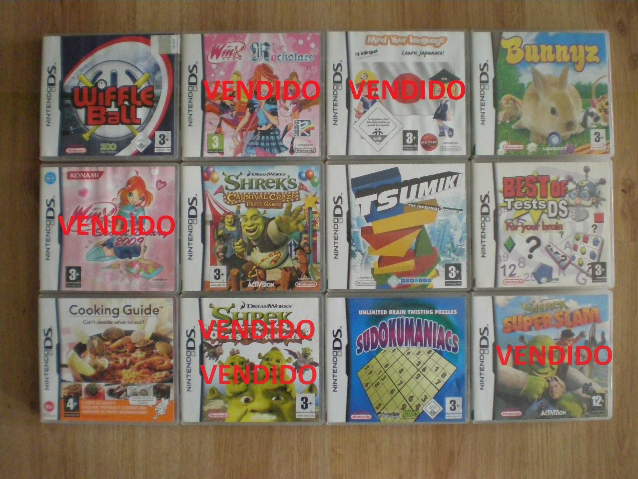 Nintendo DS - 39 jogos - todos com caixa