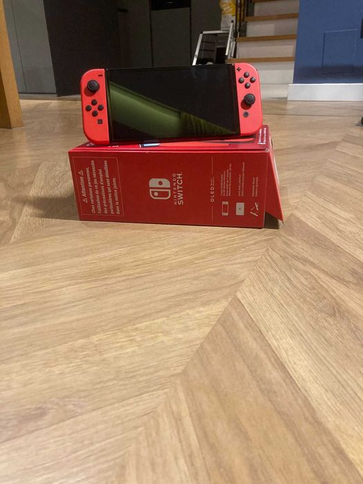 Nintendo Switch OLED Mario Edition jak nowe na gwarancji + GRATISY!