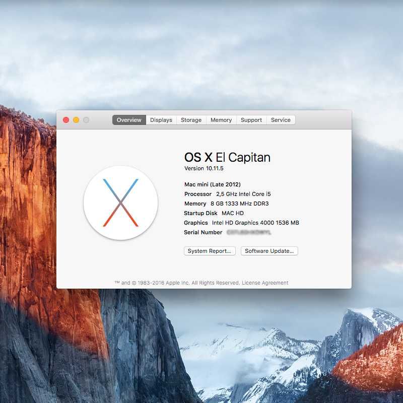 Dwa komputery Mac mini /late 2012/