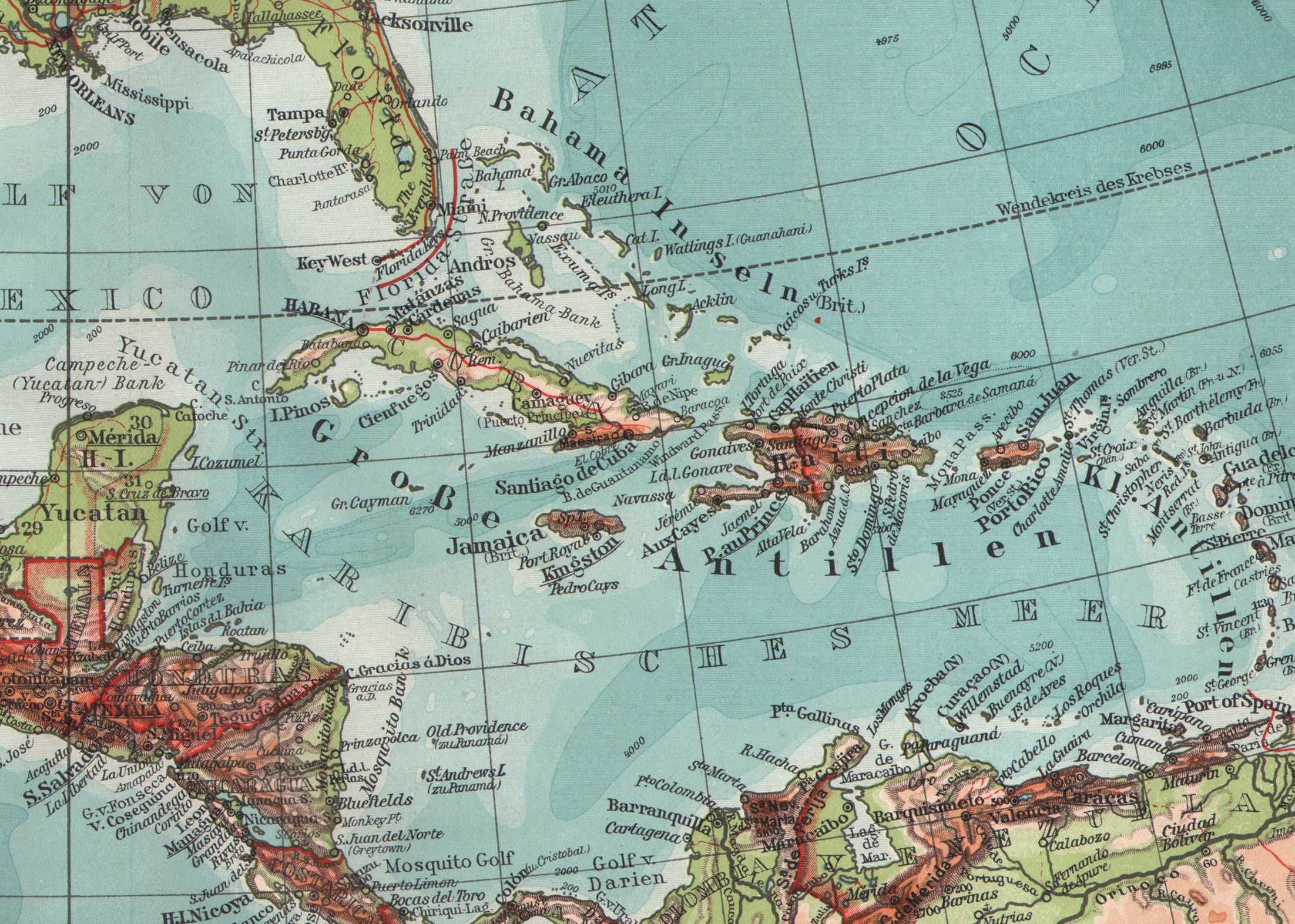 USA Stany Zjednoczone. Stara mapa 1928 r. autentyk