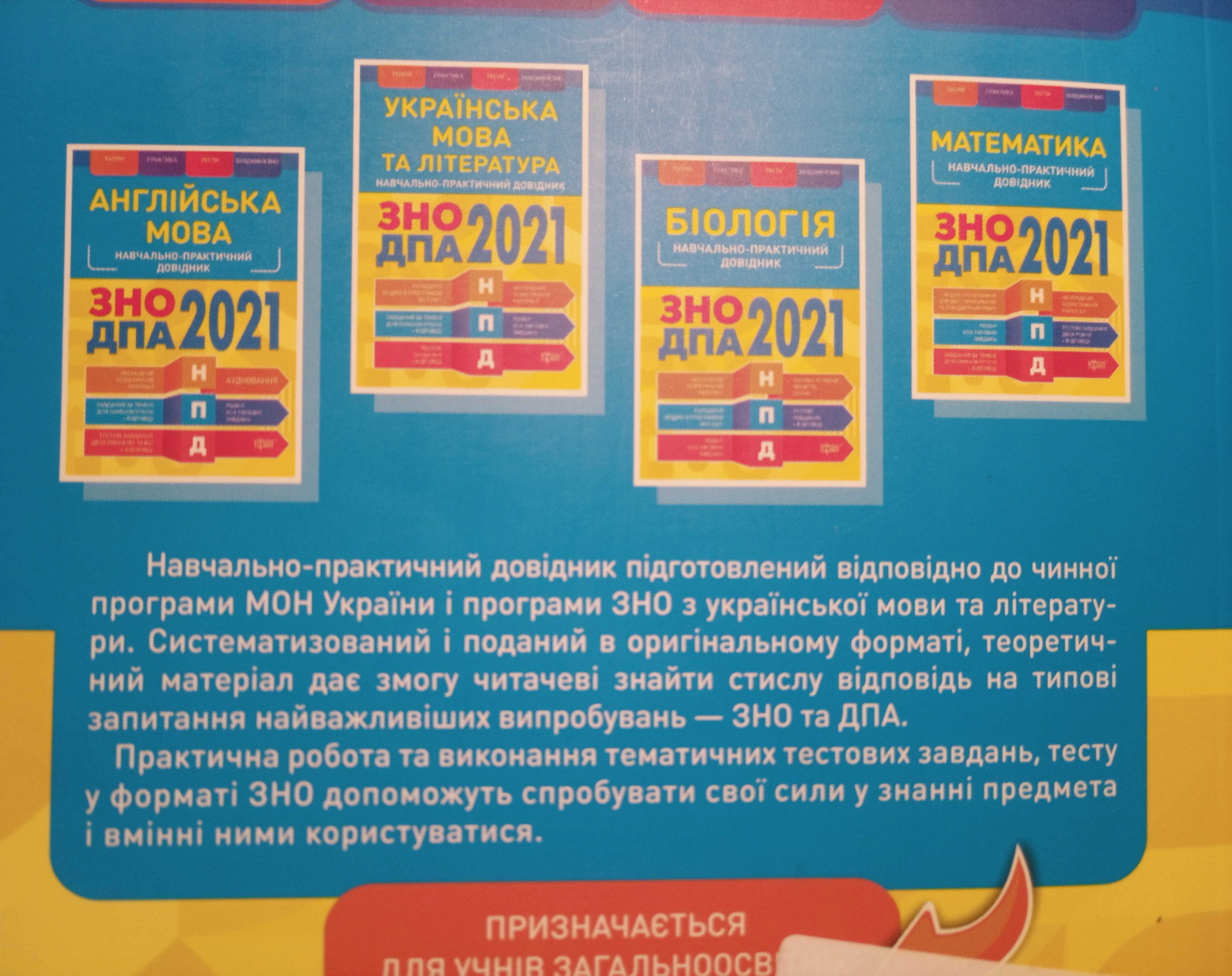 Підготовка до ЗНО українська мова