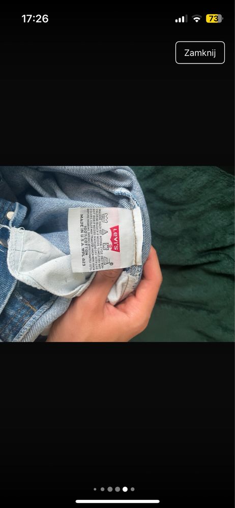 Spodne levis 501