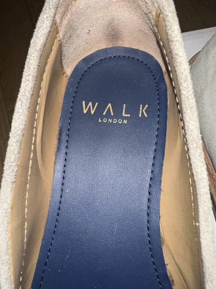Derimod buty wizytowe żeglarskie eleganckie zamsz UK 8 EU 42,5