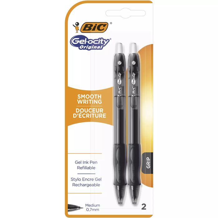 Długopis żelowy BIC Gel-ocity Original czarny blister 2szt. BIC