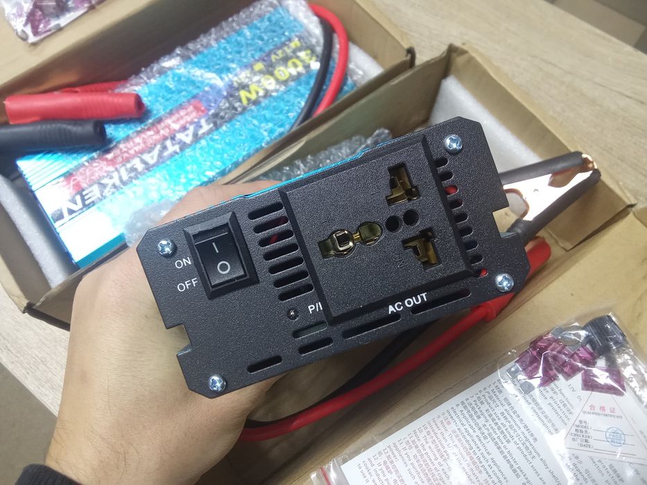 Инвертор чистая синусоида 3000W 12V для котла ноутбука холодильника