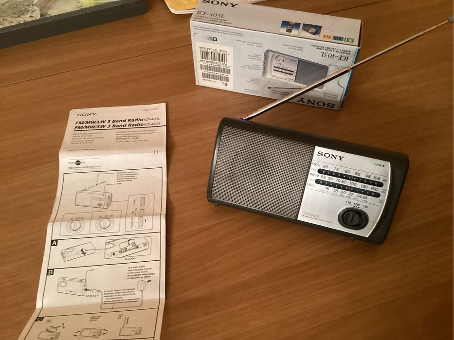 Радіоприймач Sony ICF-403L FM/MW/LW
