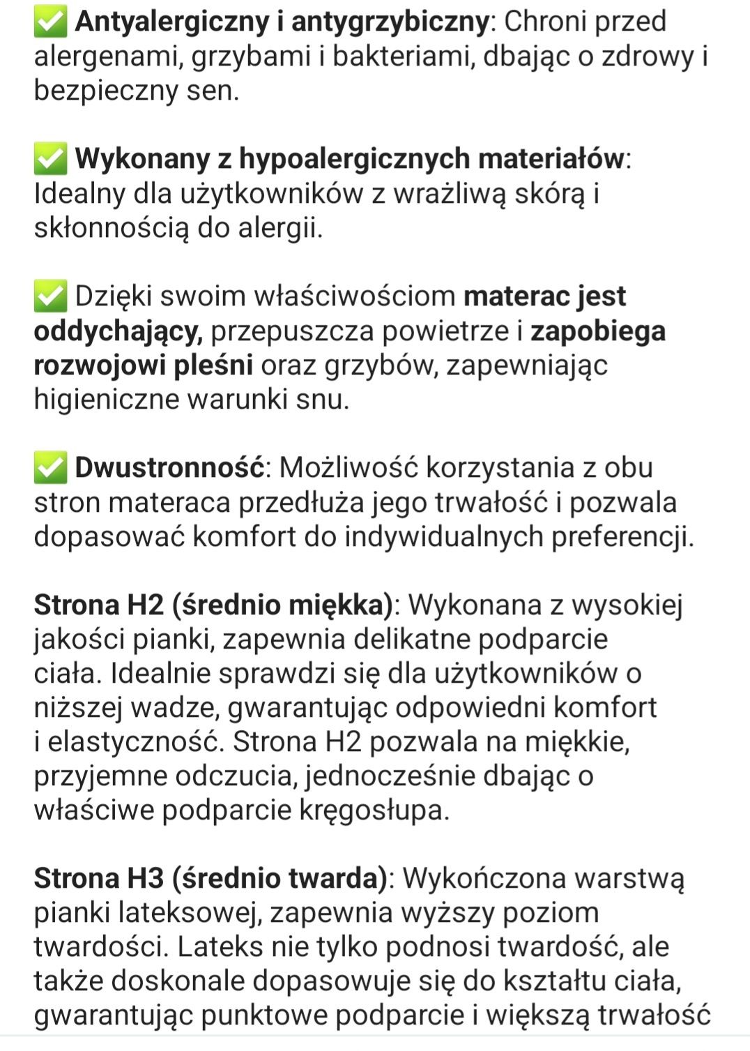 Materac dwustronny lateksowy
MATERAC Z LATEKSEM PARANA
- IDEALNY WYBÓR
