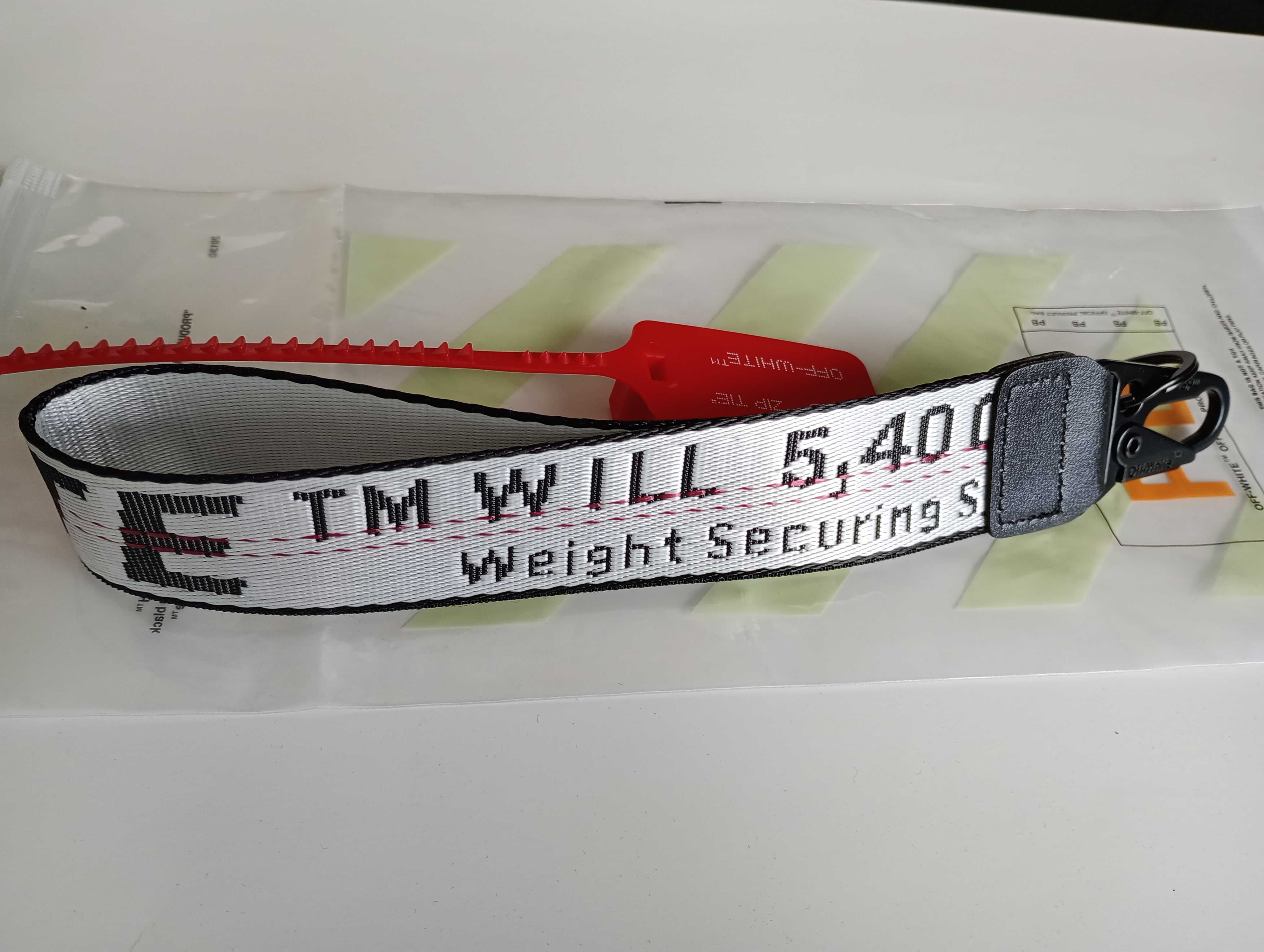 OFF-WHITE nowy brelok do kluczy smycz industrial keychain