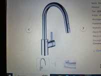 Bateria kuchenna Grohe Eurosmart Cosmopolitan stojąca chrom