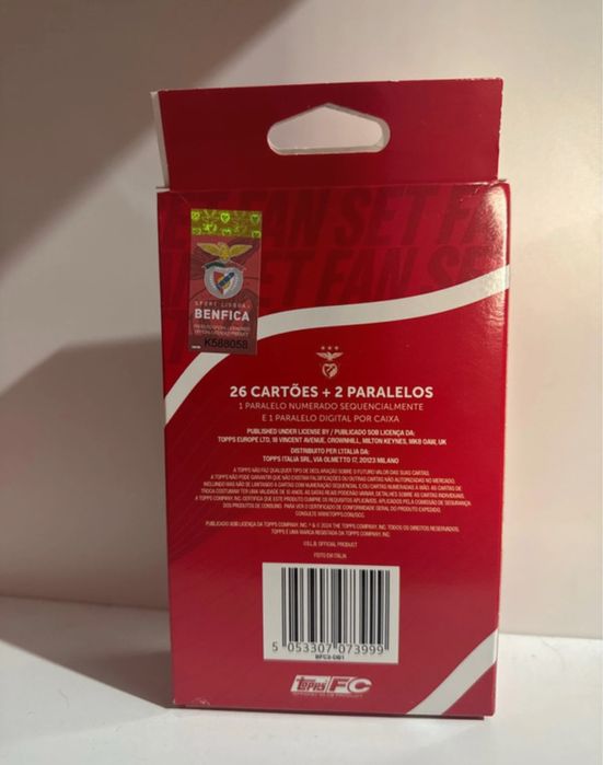 1 caixa topps benfica fan set 24/25