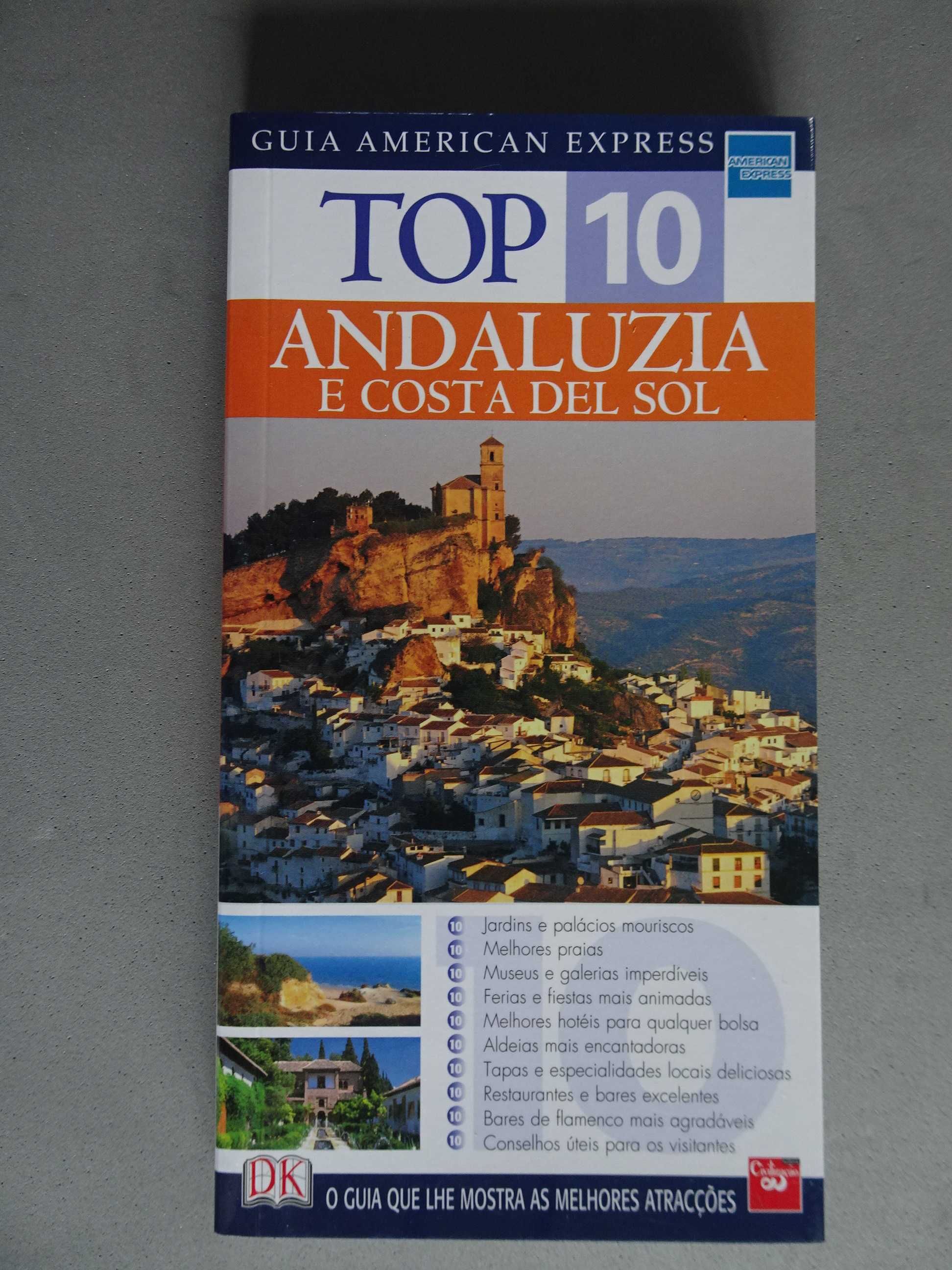 Livro guia American Express Top 10 - Andaluzia e Costa Del Sol