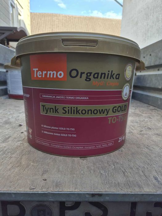 Tynk Silikonowy Gold Termo Organika 25kg baza A 1,5mm