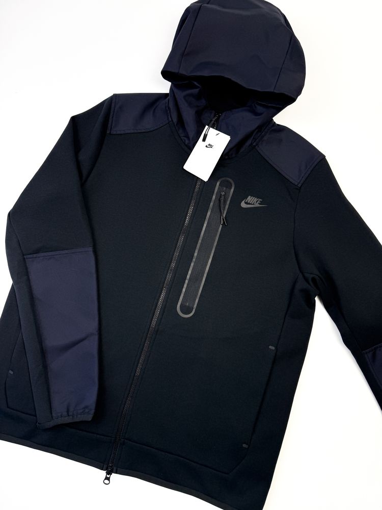 Оригінал! Зіп Худі Nike Tech Fleece чорне (L) / Нове з бірками!