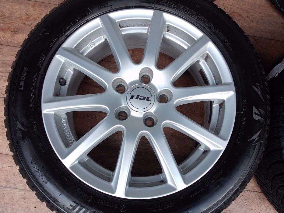 Koła alu VW Skoda Seat 16x6,5 5x112 ET45 +Bridgestone 205/55/16 z2022r