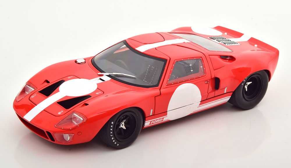Miniatura - Ford GT 40 MK I Racing - red - 1966