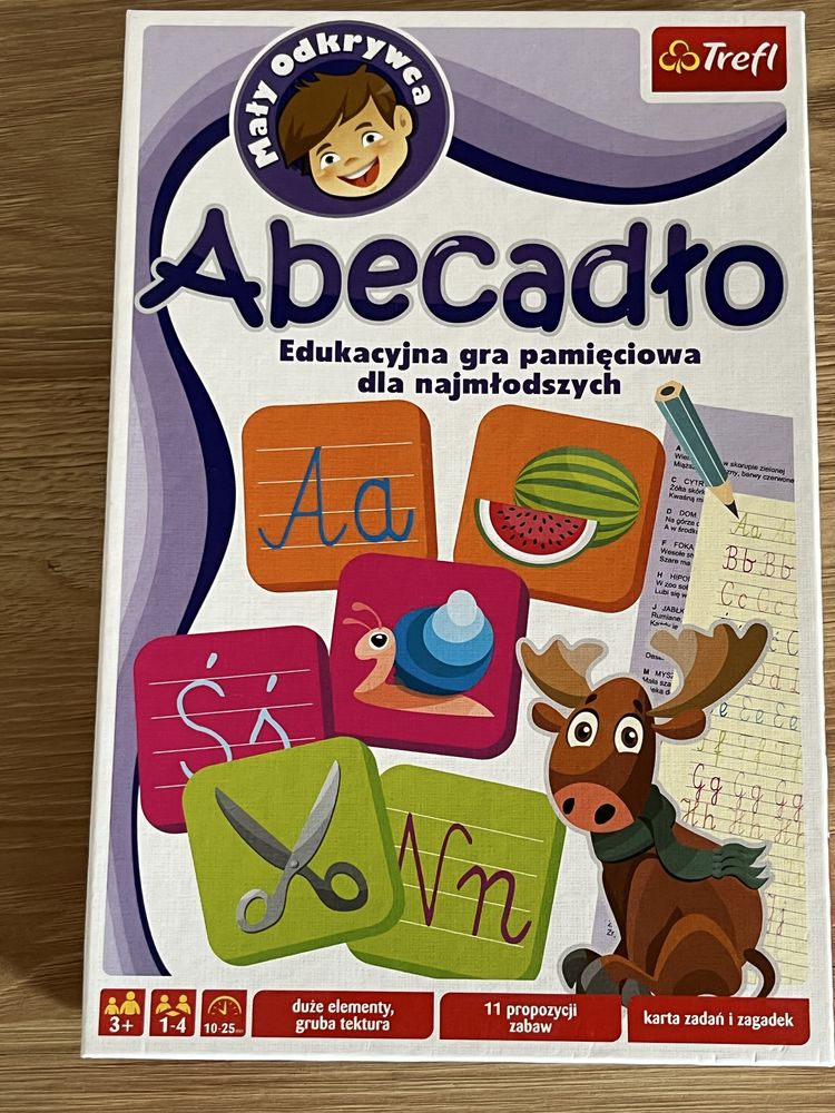 Alfabet abecadło puzzle gra edukacyjna