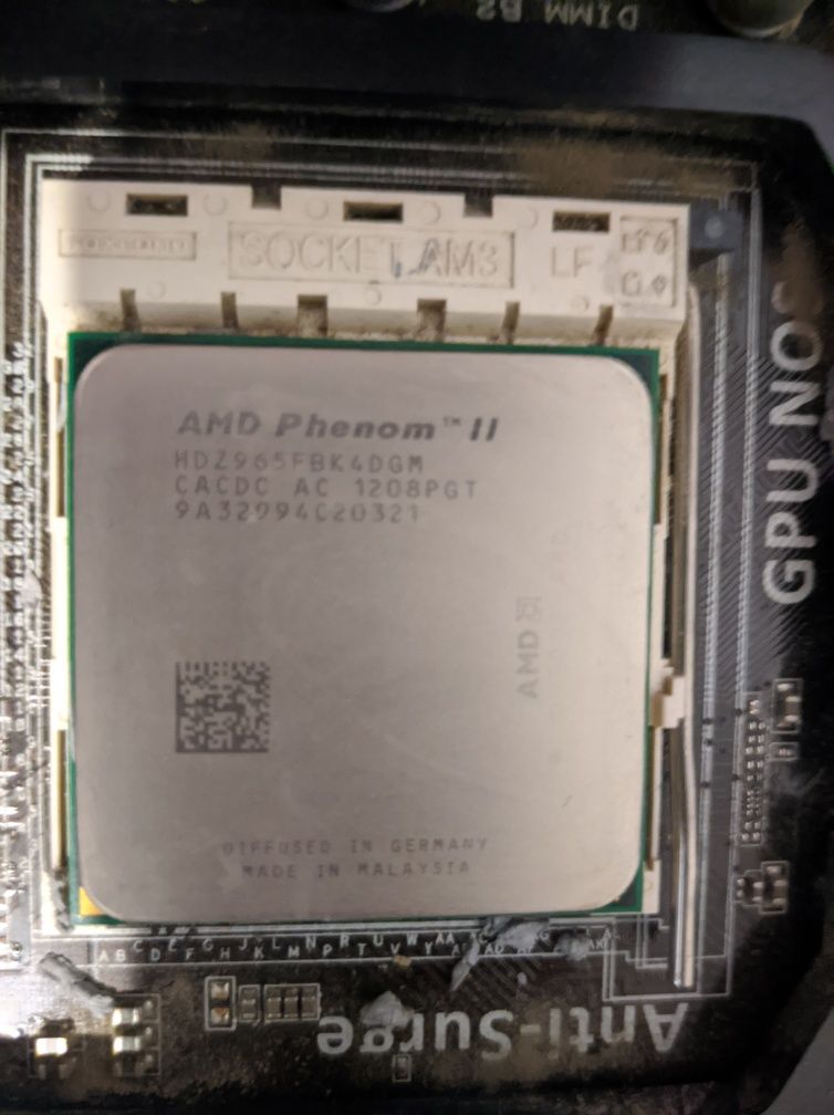Комплект Материнська плата Процесор AMD Phenom 965 BE, 12gb DDR3