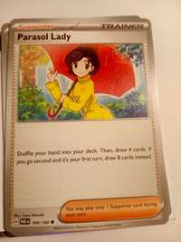 Karta Pokemon Scarlet ... Paradox Rift 169/182 Parasol Lady, nowa