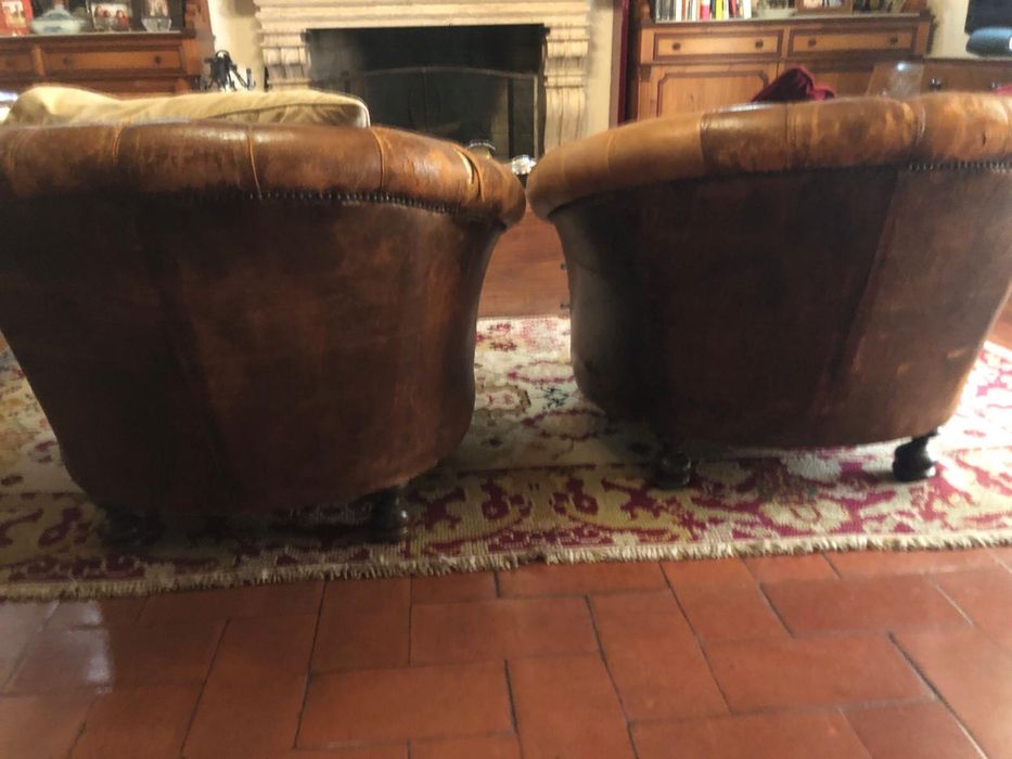 Sofas de cabedal