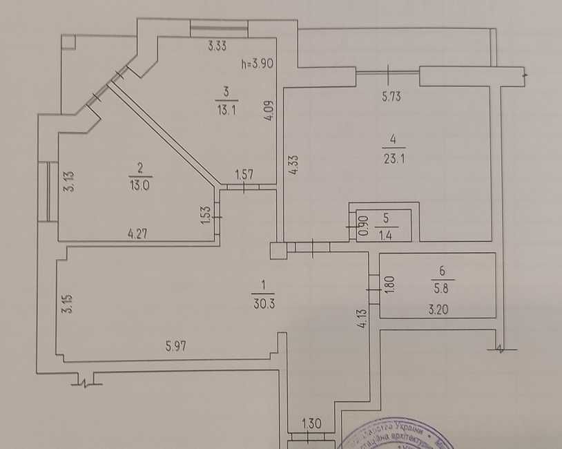 Вільний продаж 2-х кімнатної квартири з ремонтом в центрі!