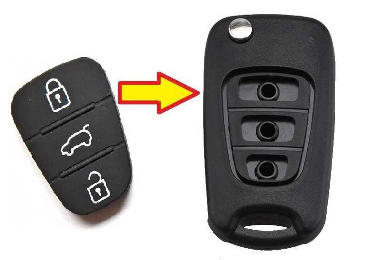Gumka Przycisk do Pilota Kluczyk Hyundai i40 i30 i20 i10
