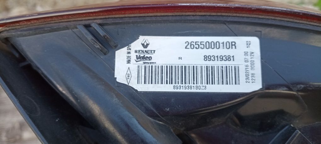Фонарь задній правий Renault megane 3 універсал