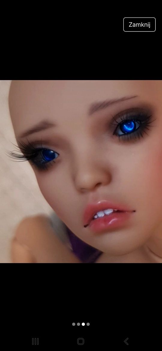 Oczy dla lalek bjd 6mm
