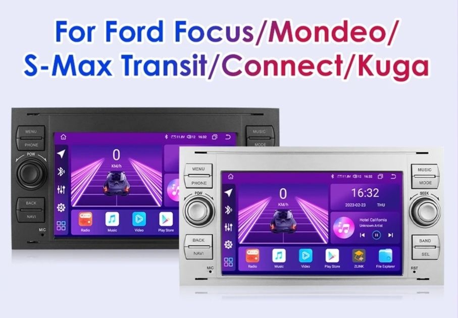 Radio GPS NAVI do Ford Focus 2 Mondeo S C Max Kuga Fiesta Fusion