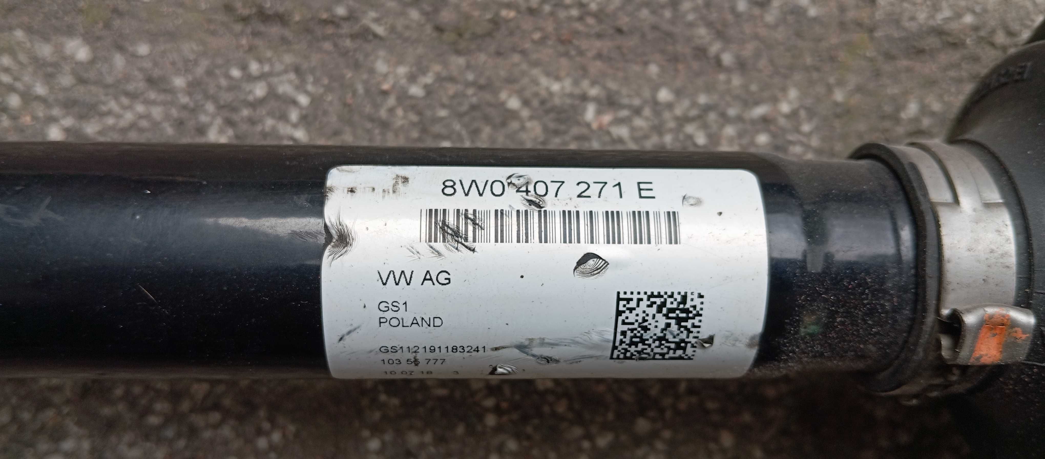 półoś lewa prawa przód  audi a4 b9 a5 benzyna diesel