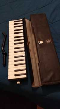Instrumento musical antigo da  da hohner melodica-piano 36