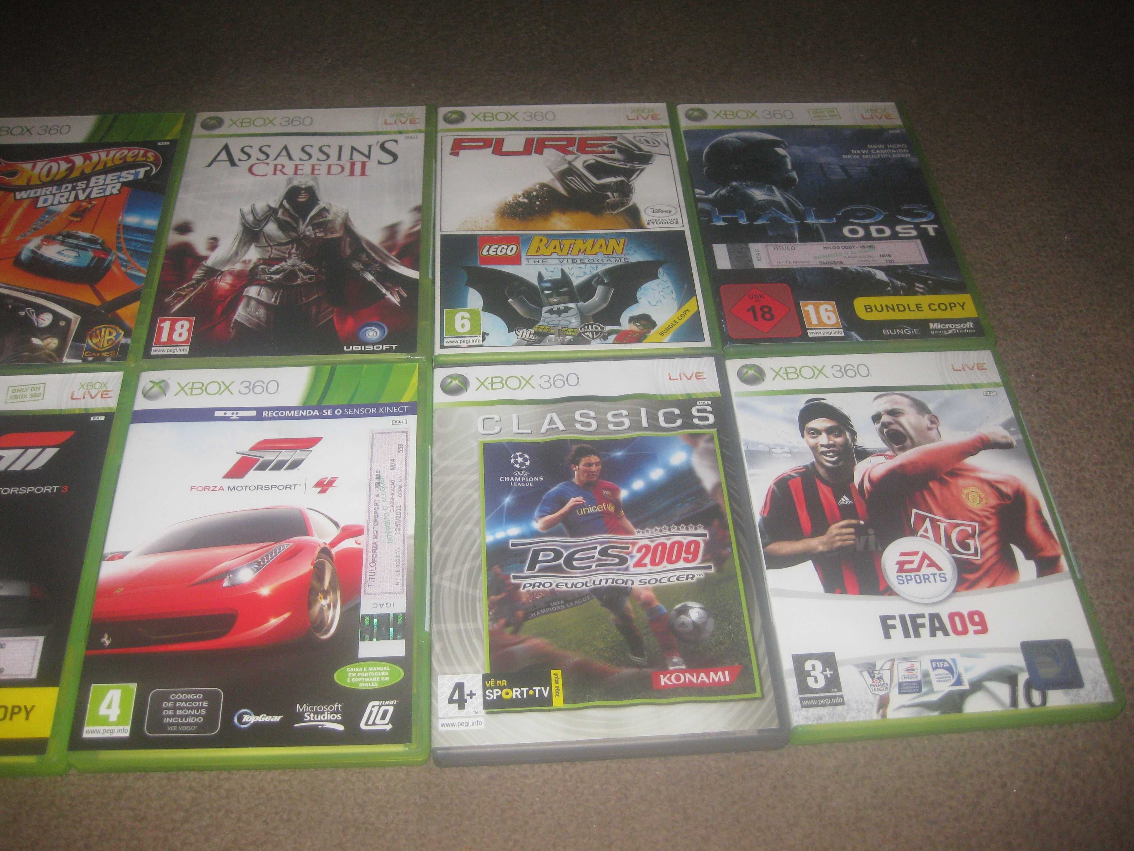 10 Jogos para a XBOX 360 em excelente estado!
