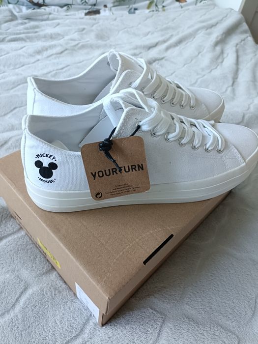 Buty tenisówki białe Yourturn Disney Myszka Miki 41