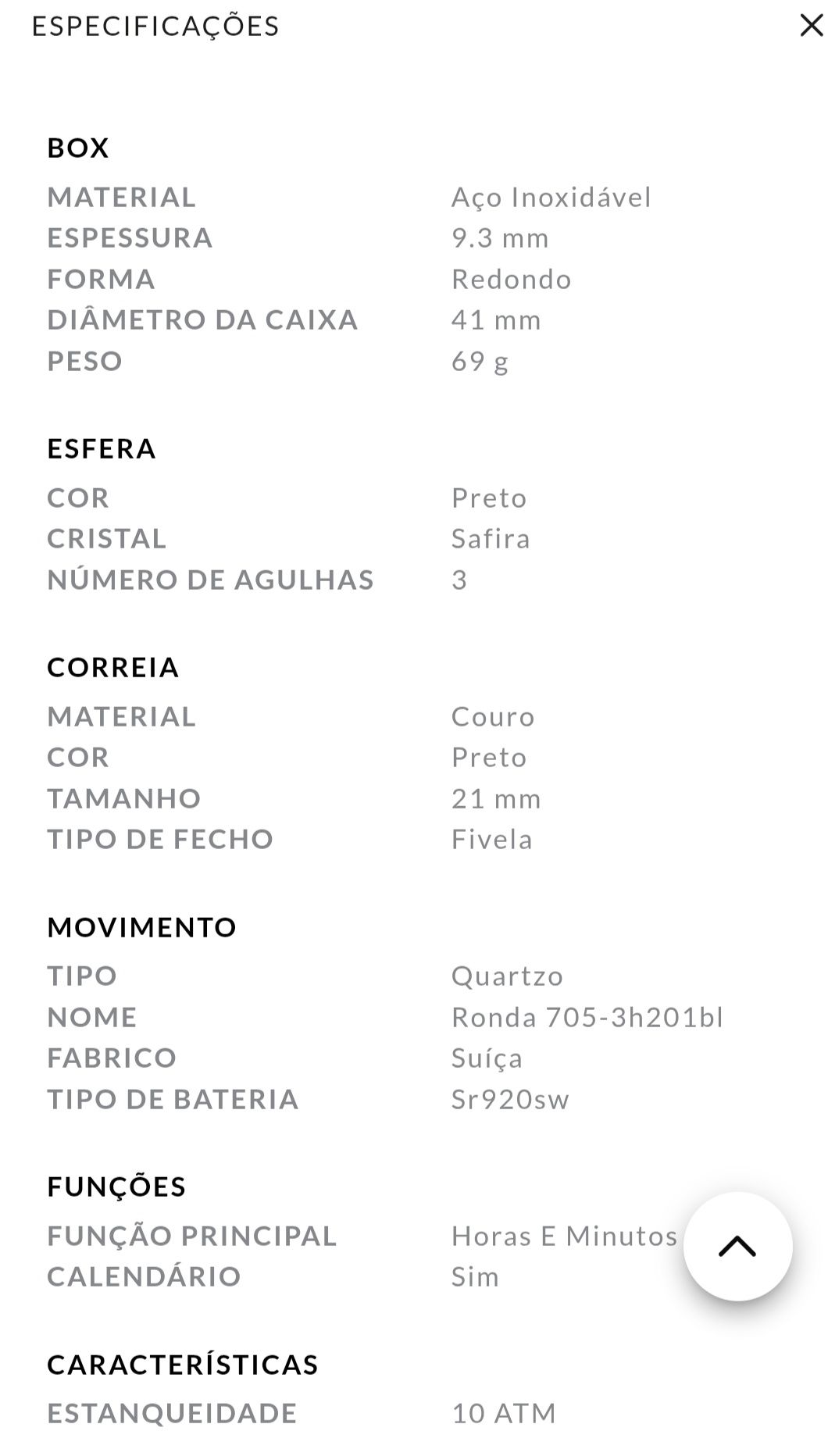 Relógio festina f20025/4 preto masculino