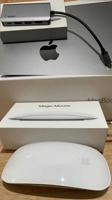 MacBook Air M2 15 polegadas + garantia +mouse+adaptador usb, como NOVO