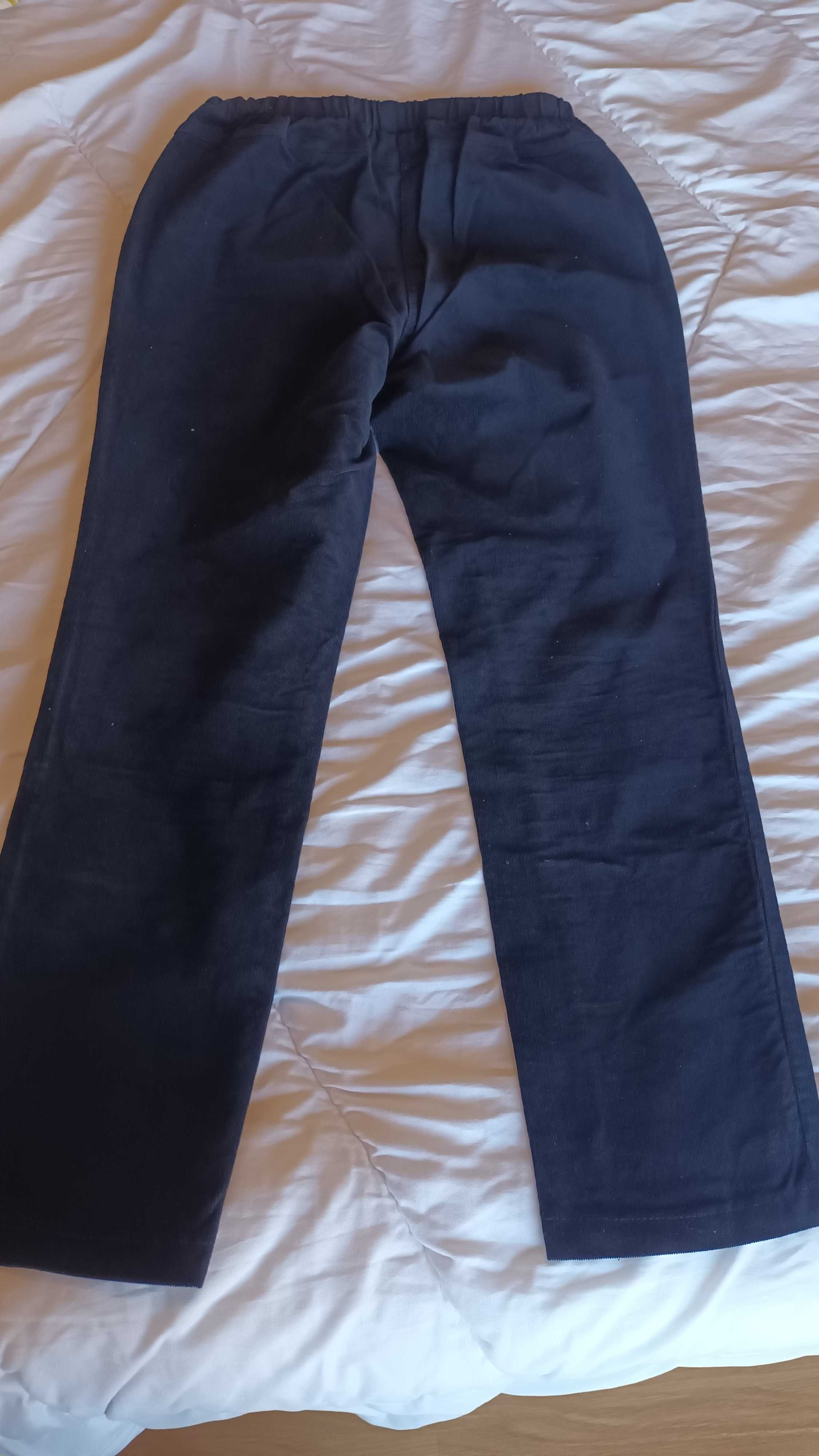 Jeggings em bombazine preta
