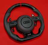 Kierownica Audi A4 B8 A6 C7 A7 4G S-Line S6 S7 Włókno węglowe carbon