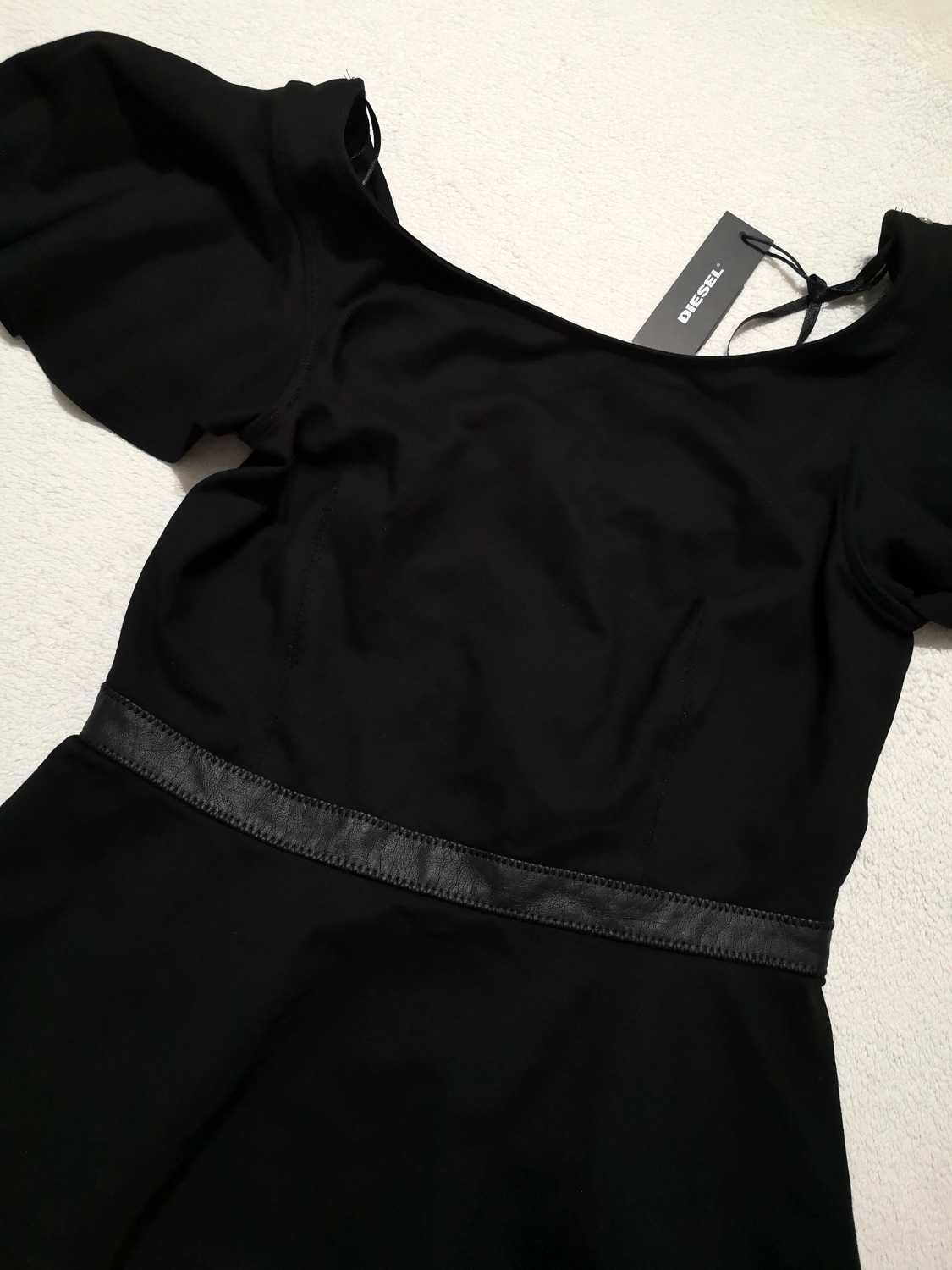 Koszulka Diesel czarna stylowa goth bluzka nowa S 36