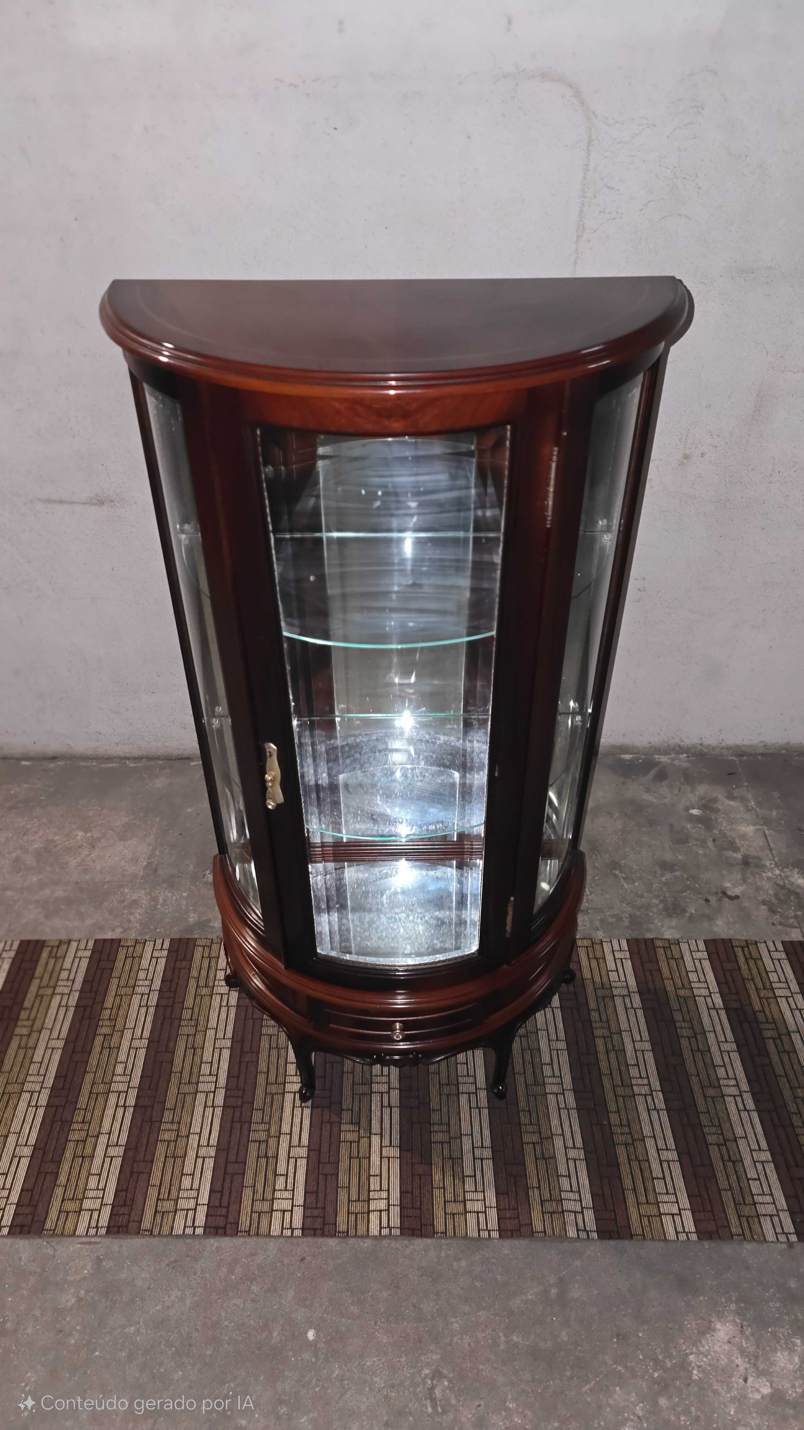 Vitrine Cristaleira com Gaveta