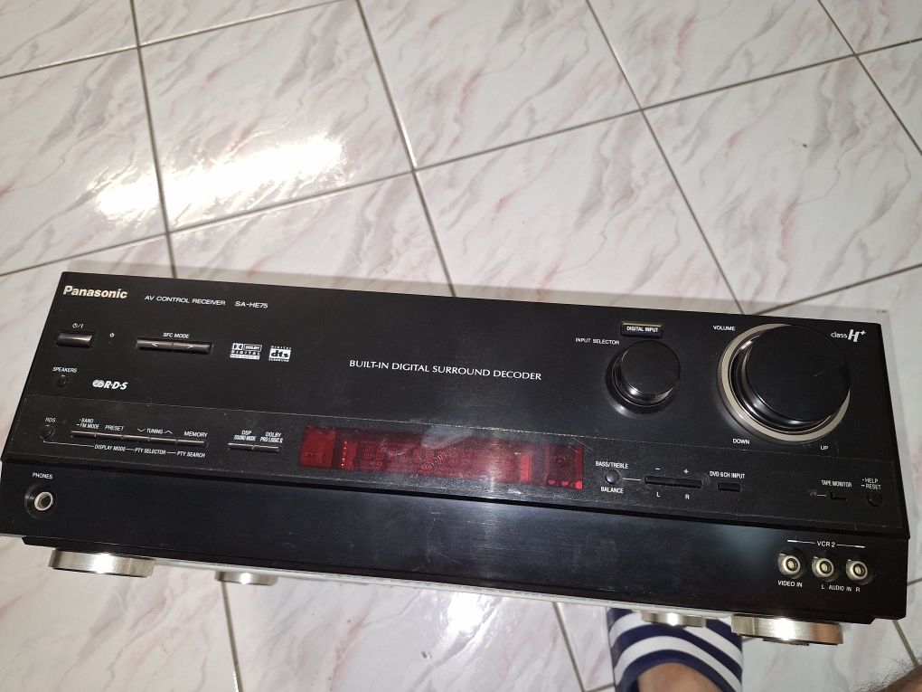 SA-HE75 kino domowe Panasonic OPT czarne. Sprawne.