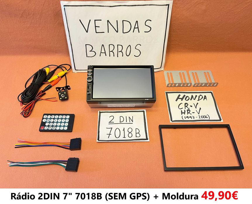 (NOVO) Rádio 2DIN • HONDA • CR-V • HR-V • Android 4+32GB CRV HRV