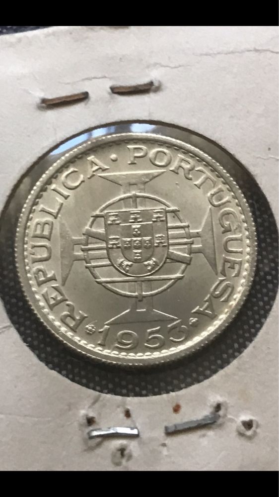Moeda de prata de Cabo Verde soberba