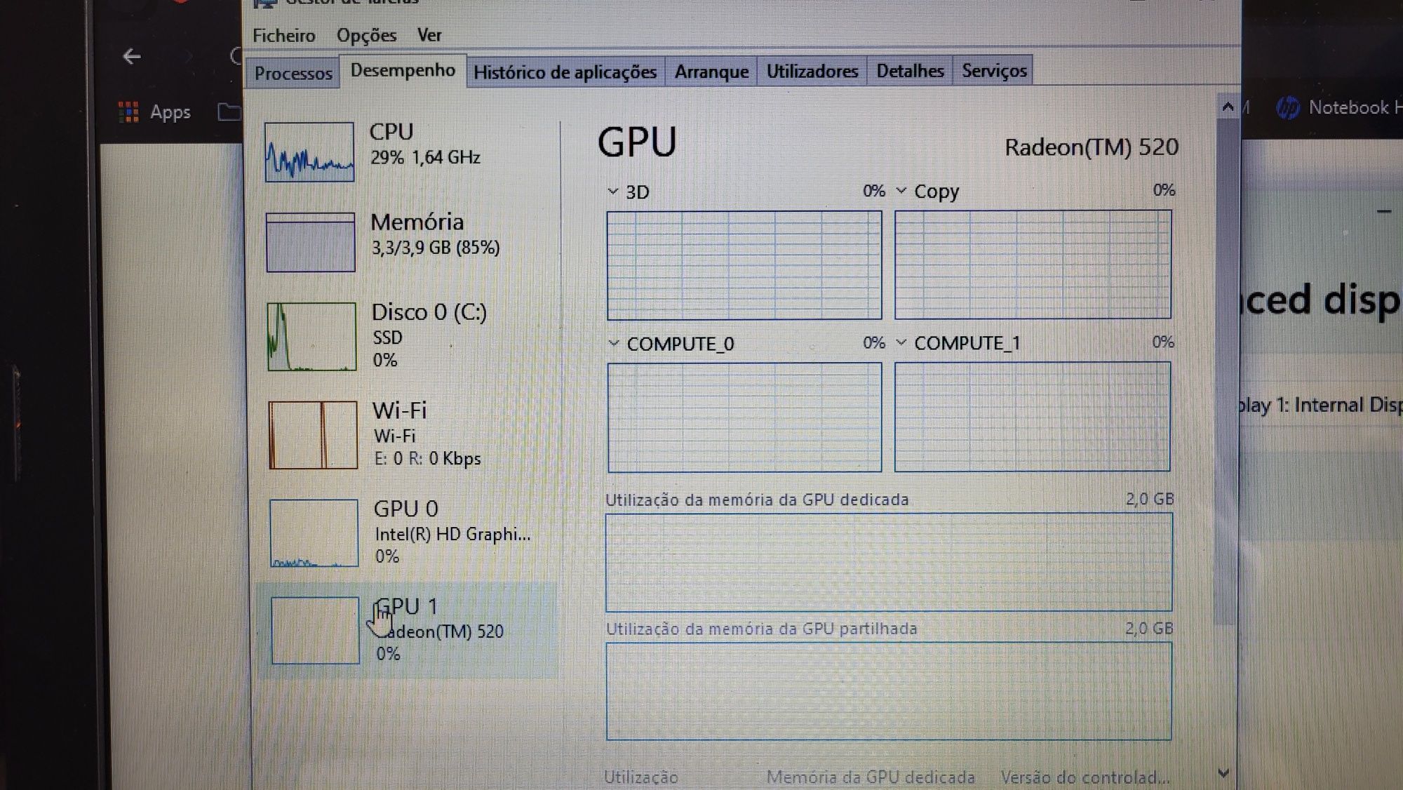 Portátil HP 15-bs003np