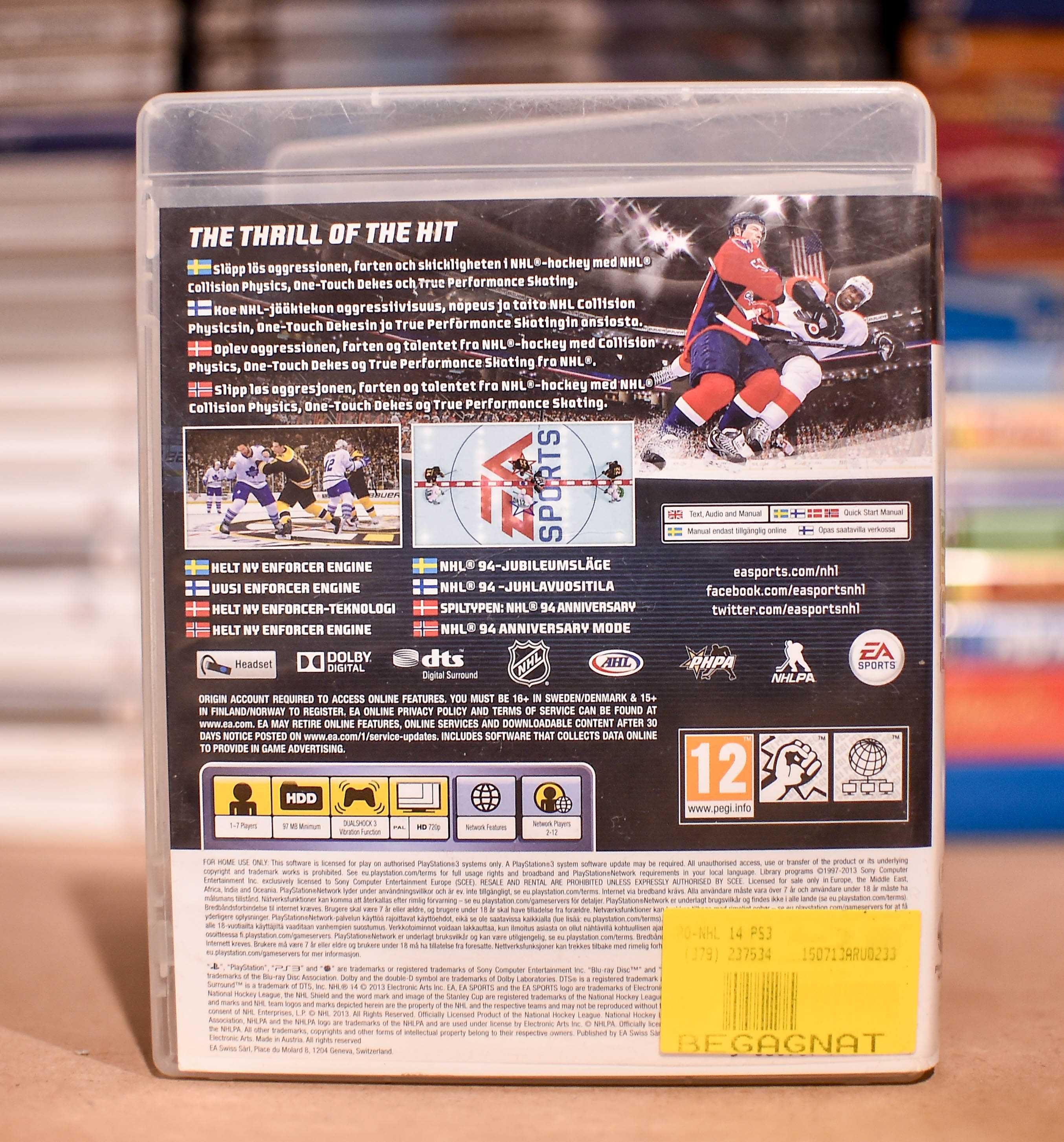 PS3 # NHL 14 . ..